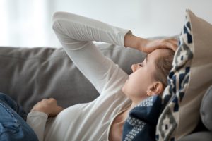 woman experiencing chronic stress and adrenal fatigue